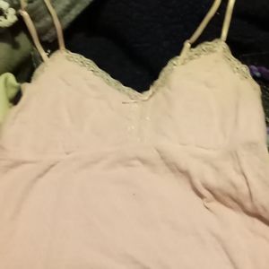 Light pink lacey tank
